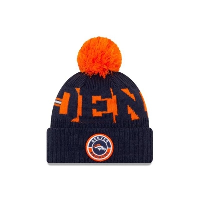 Denver Broncos Gorra | New Era NFL Cold Weather Sport Knit Beanie Mexico - Naranjas